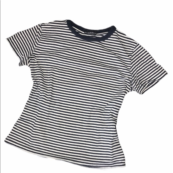 Brandy Melville Striped Tee - Picture 2 of 6